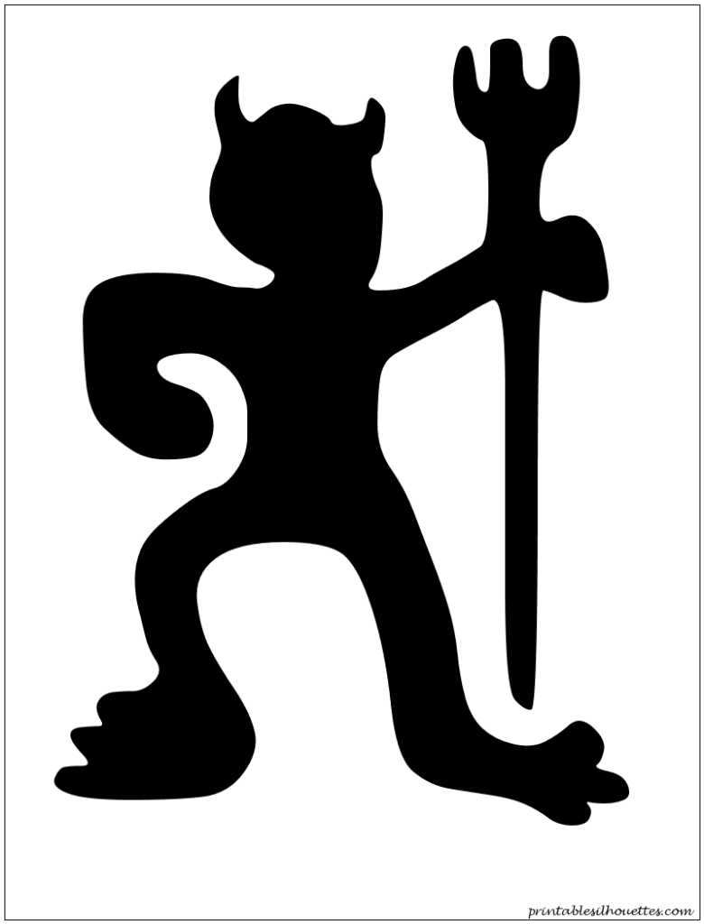 monster devil silhouette