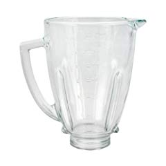 Replacement 124461-000 Round Glass Blender Jar, 5inch Opening