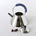 Kettle – 9093 -Alessi Michael Graves Kettle with Bird Whistle, Blue Handle