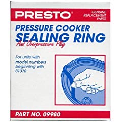Presto 09980 Sealing Ring For Pressure Cooker Models