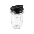 18oz Cup with Lid For 900w 1000w Auto-iQ NutriNinja Blender 