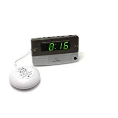 Sonic Alert Loud Dual Alarm Clock SB200ss with Vibrating Shaker