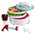 NESCO FD-61WHC Snackmaster Express Food Dehydrator All-in-One Kit with Jerky Gun