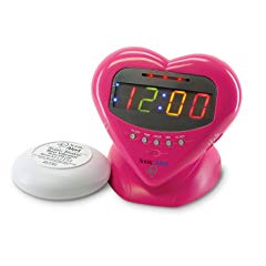 Sonic Alert SBH400ss Sweetheart Alarm Clock with Bed Shaker