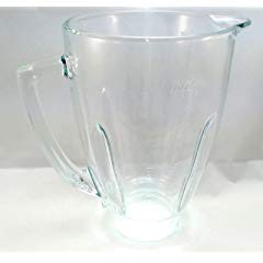 124461-000-000 Round Glass Blender Jar, 5inch Opening
