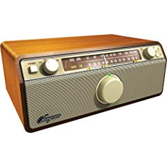 Sangean WR-12 AM/FM Analog Wooden Cabinet Receiver