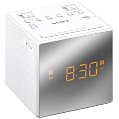 Sony ICFC1T Dual Alarm Clock Radio, White