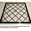 Excalibur 11" x 11" Polyscreen Mesh Tray Screen Inserts for 4 Tray Excalibur Dehydrators, 4 Pack 