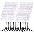 isinlive 20 Pack Replacement Filter & Brush Accessories Compatible ILIFE V3s V3s pro, V5, and V5s V5s pro inclues 10pcs hepa Filter + 10pcs side Brush( 5 left, 5 right)