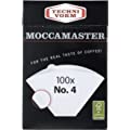 Moccamaster #4 Cone White Paper Filters