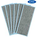 Pack of 6 Washable Wet Mopping Pads Compatible Braava Jet m Series