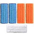 5 Packs Washable Mopping Pads for iRobot Braava Jet 240 241 2 x Wet/Damp Mop Pads, 1 x Dry Mop Pads 