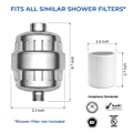 15-Stage Shower Filter Replacement Cartridge