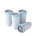 ZeroWater ZR004 4-Pack Replacement Filter Cartridges ZR-004