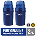 PUR PPF900Z2M 2 Pack Faster Basic Water Pitcher Replacement Filter