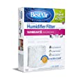 BestAir H64-PDQ-4 Extended Life Humidifier Replacement Paper Wick Humidifier Filter
