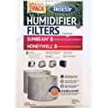 D Filter BestAir H75-2 Pack, Holmes Replacement, Paper Wick Humidifier Filter, 7.9" x 2.6" x 14"
