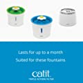 Catit 43745, 43746 Triple Action Fountain Filter 