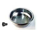 Gaggia 21000491 Stainless Steel 2 Cup Filter Basket with Pin – Pressurised