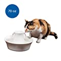  Avalon Ceramic Drinking Fountain for Cats and Dogs, 70 oz. Water Capacity PWW00-13905