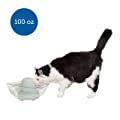 Sedona Dog and Cat Ceramic and BPA-Free Plastic Pet Drinking Fountain, 100 oz. Water Capacity PWW00-15417
