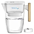 Waterdrop WD-Extream Extream Long-Lasting 200 Gallons, 10-Cup Water Filter Pitcher with Wooden Handle 