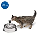 Stainless Multi-Pet Dog and Cat Water Fountain, 128 oz. PWW00-13705