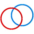 Sealing Rings 2 Pack : Mini 3 Quart Red/Blue 