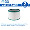 Fette Filter HEPA Filter Compatible with Dyson HP01, HP02, DP01 Desk Purifiers. Compare to Part # 968125-03