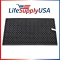 LifeSupplyUSA Replacement Charcoal Carbon Filter Compatible with Rabbit Air BioGS SPA-421A & SPA-582A Air Purifiers