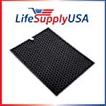 LifeSupplyUSA Charcoal Carbon Filter Compatible with Rabbit Air The BioGS 2.0 Ultra Quiet Air Purifier RabbitAir Model SPA-550A and SPA-625A 