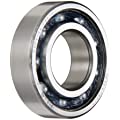 SKF 608-Z Radial Bearing, Single Row, Deep Groove Design, ABEC 1 Precision, Single Shield, Non-Contact, Normal Clearance, Standard Cage, 8mm Bore, 22mm OD, 7mm Width 