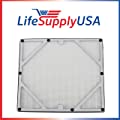 LifeSupplyUSA 2 Pack Replacement HEPA Filter Compatible with Idylis Air Purifiers IAP-10-280, Model # IAF-H-100D 