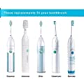 Sonic Replacement Toothbrush Brush Heads for Philips Sonicare E-Series  HX7022, HX7023, HX7026 by Great Value Tech 
