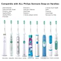 Senyum Plaque Control Replacement Toothbrush heads, Compatible with Philips Sonicare ProResults HX9023