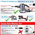 T POWER [UL Listed] Ac Dc Adapter Charger Compatible with for Moosoo M X6 XL-618 ,XL-618A , K17