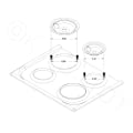 KITCHEN BASICS 101 WB31T10010 and WB31T10011 Replacement Chrome Drip Pans