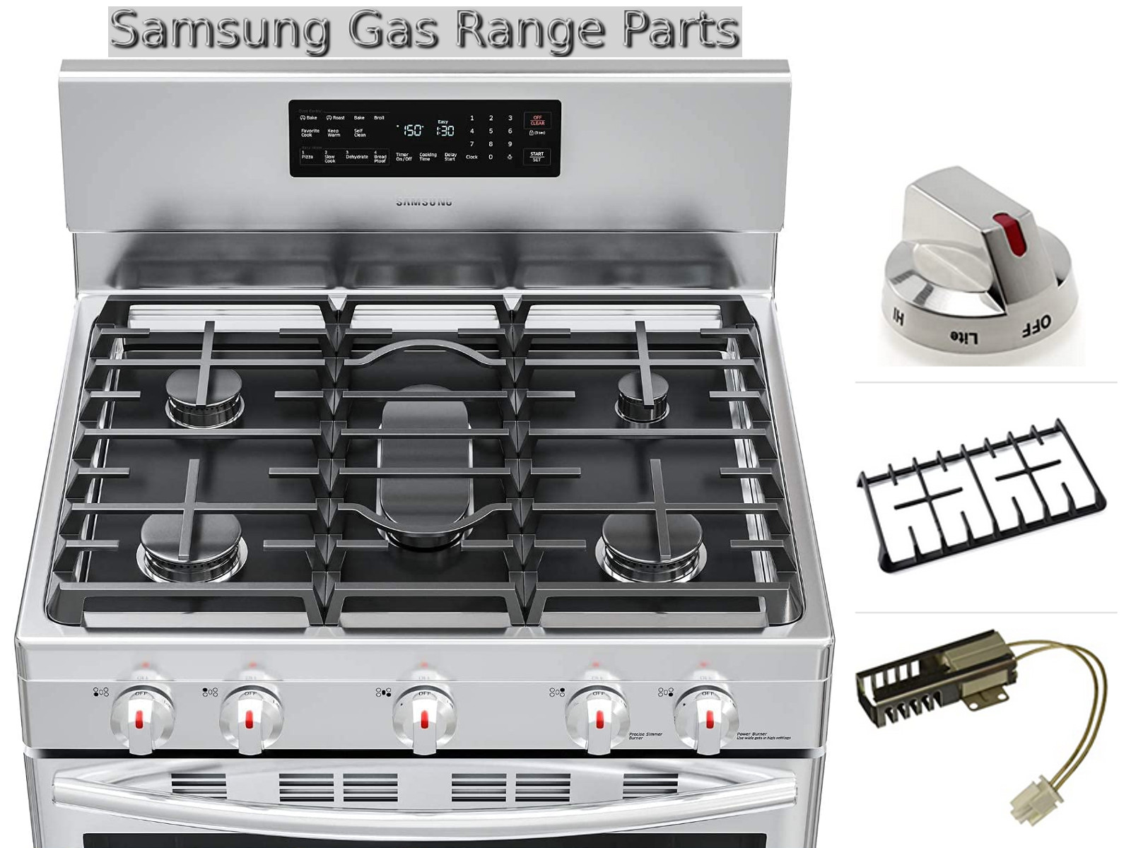 Samsung Gas Range NX58H5650WS  parts