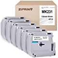 Ziprint Compatible with Brother MK231 Tape