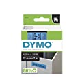 DYMO Standard D1 Labeling Tape for LabelManager Label Makers, Black Print on Blue Tape, 1/2