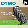 DYMO 41913 D1 Tape Cartridge for Dymo Label Makers, Created Specifically for Your LabelManager and LabelWriter Duo Label Makers, 3/8-inch x 23 Feet, Black on White
