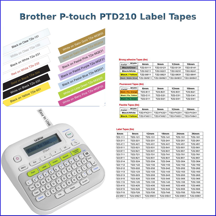 Brother P-touch Label Maker Accessories
