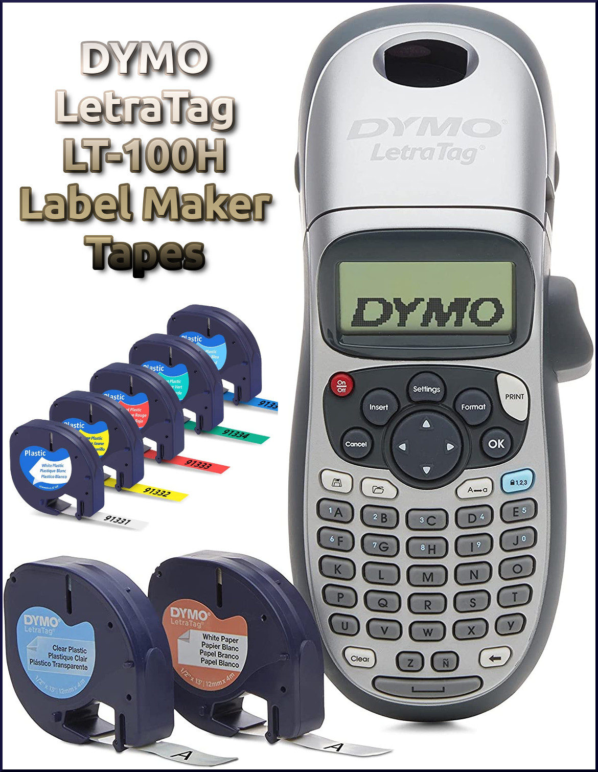 DYMO LetraTag LT-100H Label Maker Accessories