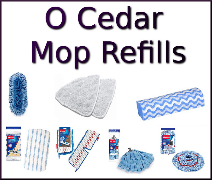 O-Cedar Triple Action Power Scrub Roller Mop Refill 