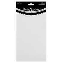 Wedding RSVP Cards & Envelopes 3.5X5 10 Each/Pkg-White