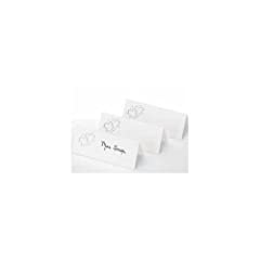 WILTON SILVER DBL HRT PLACE CARDS 40PK 1006-752