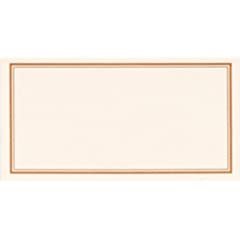 CR Gibson Place Cards Pack of 20 Vanilla with Gold Border  3-Inch by 1.75-Inch