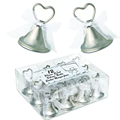 Silver Bell Place Card Holders