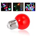 Bluex 4 Pack G14 LED Red Light Bulb 1W