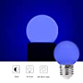Bluex 4 Pack G14 LED Blue Light Bulb 1W